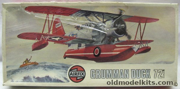 Airfix 1/72 Grumman J2F6 Duck Wartime or Postwar Markings, 02033-6 plastic model kit